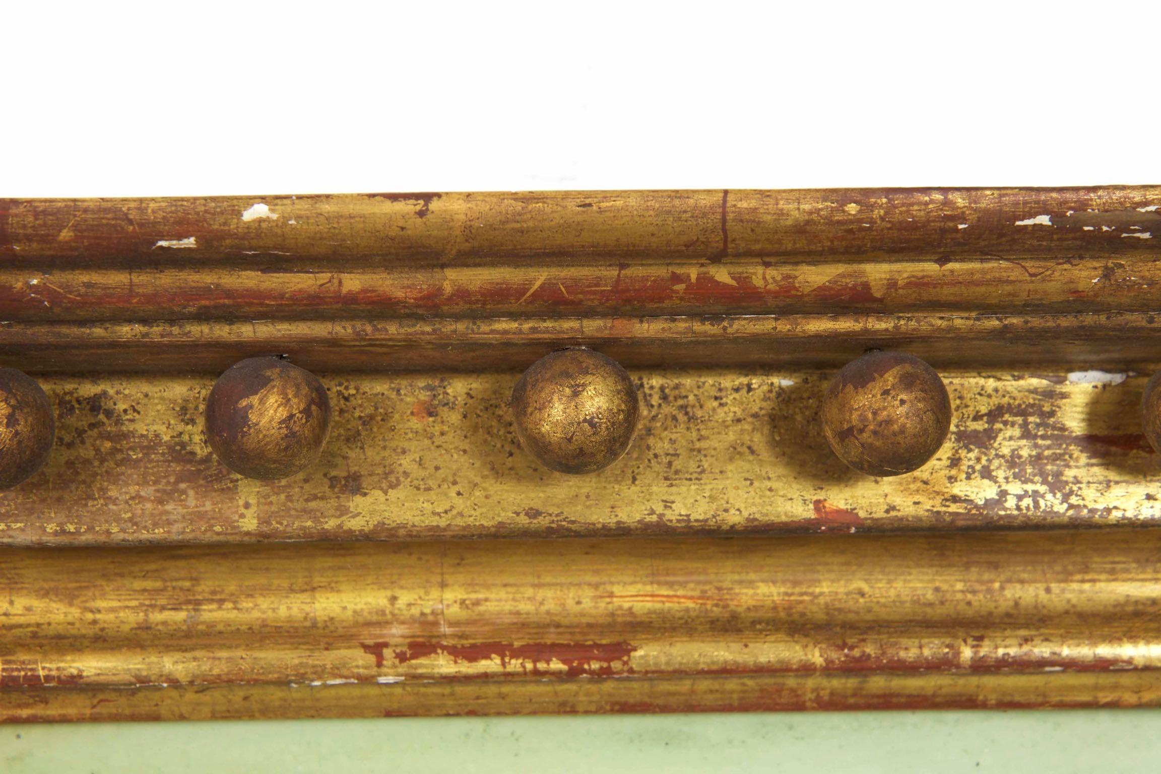 19th Century American Federal Giltwood Antique Pier Wall Mirror, New England 2