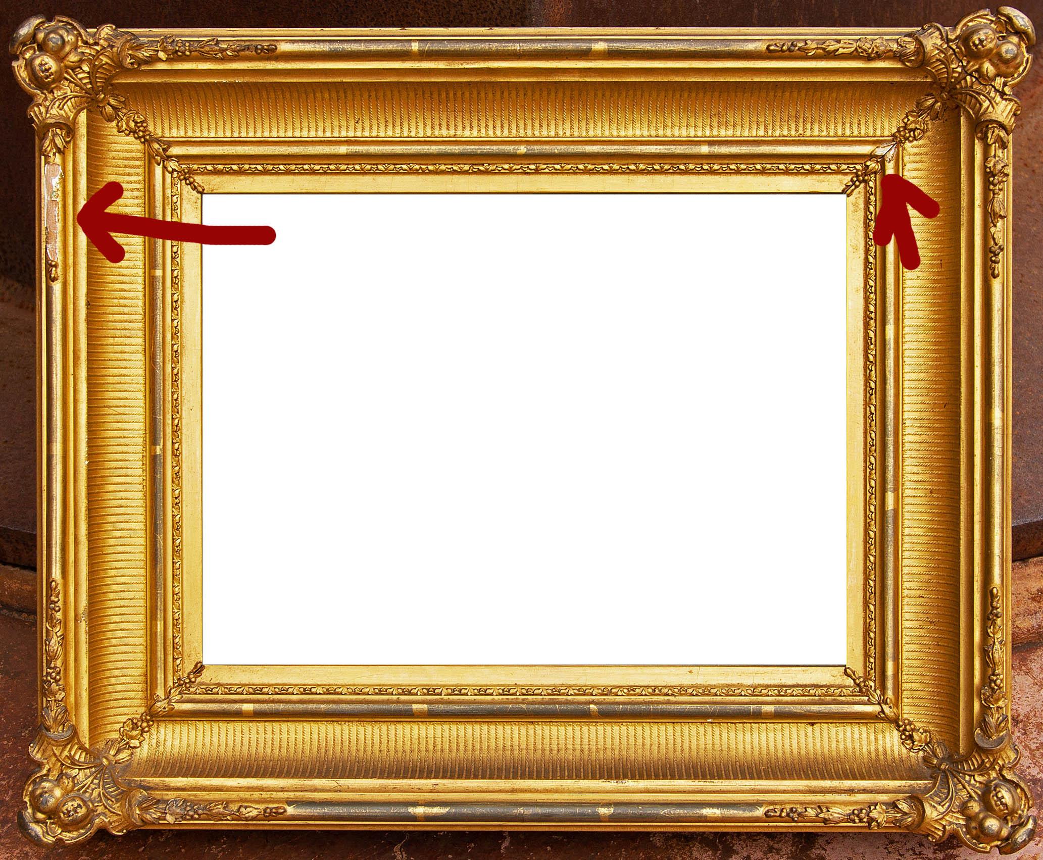 gold painting frame