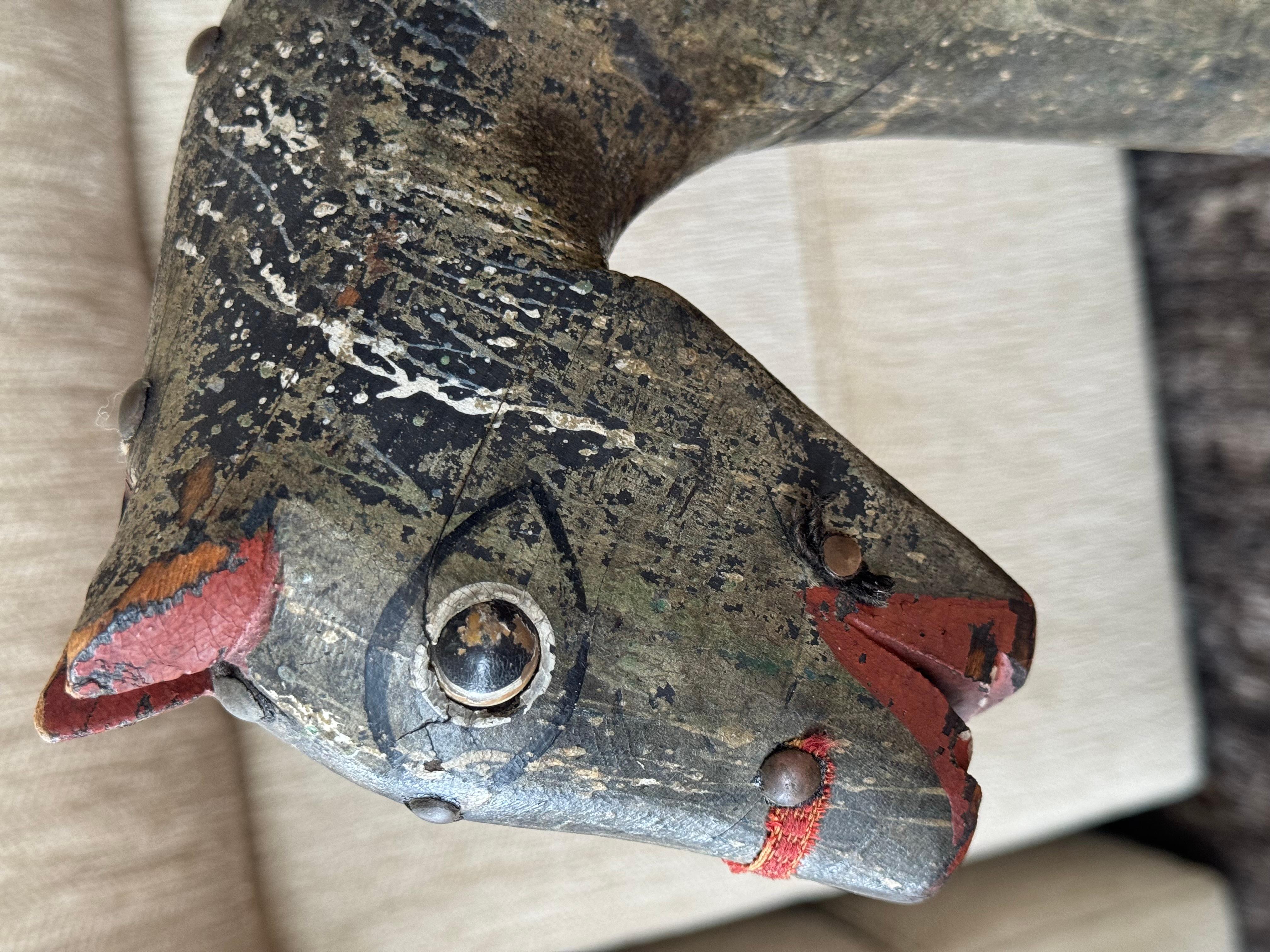 Cheval à bascule d'art populaire américain du 19e siècle en vente 3