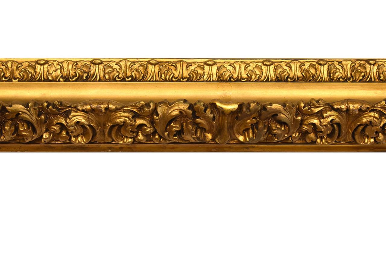 Amerikanischer Blattgold-Bilderrahmen aus dem 19. Jahrhundert, Barbizon, 18x28 (Schule von Barbizon) im Angebot