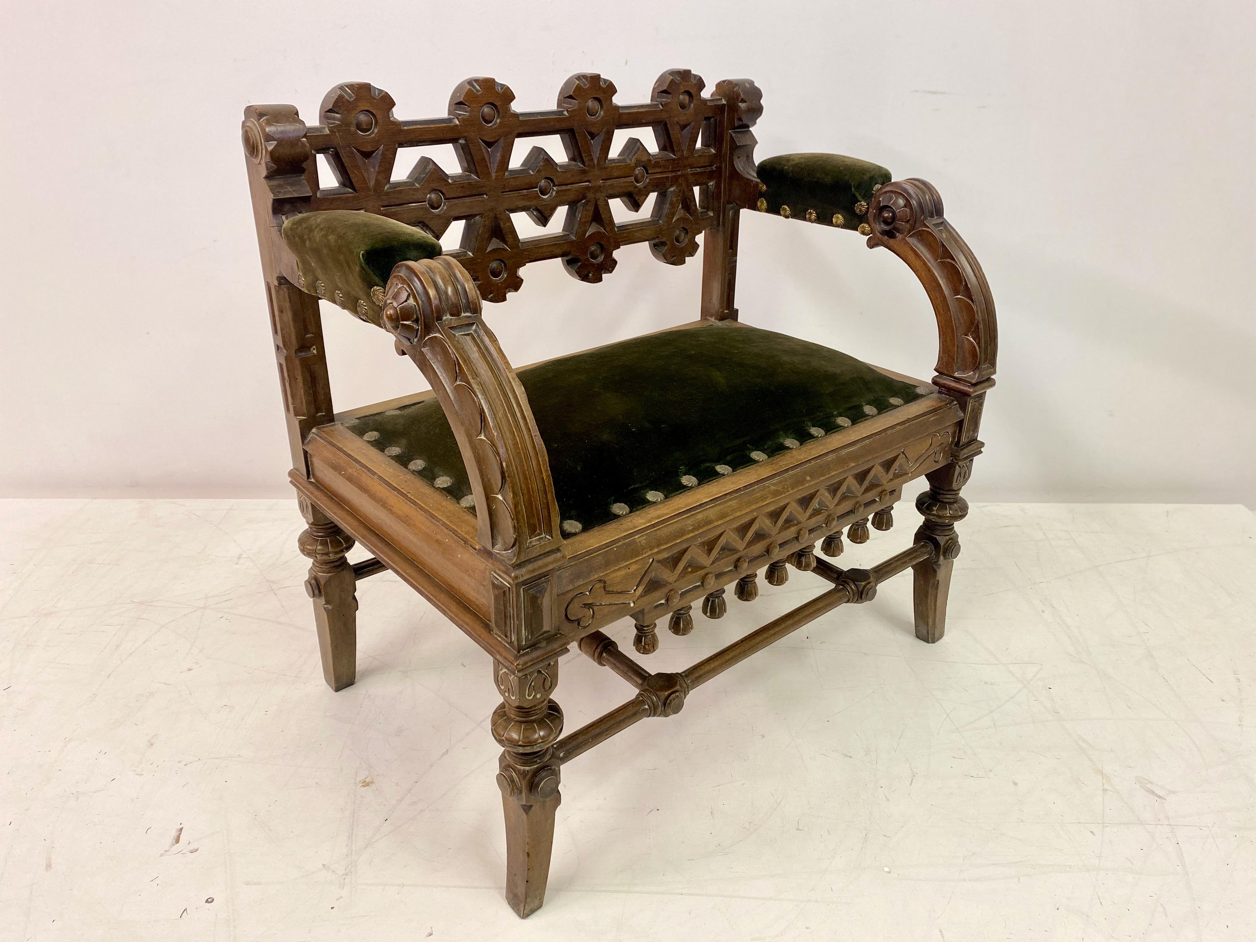19th Century American Gothic Chair 8
