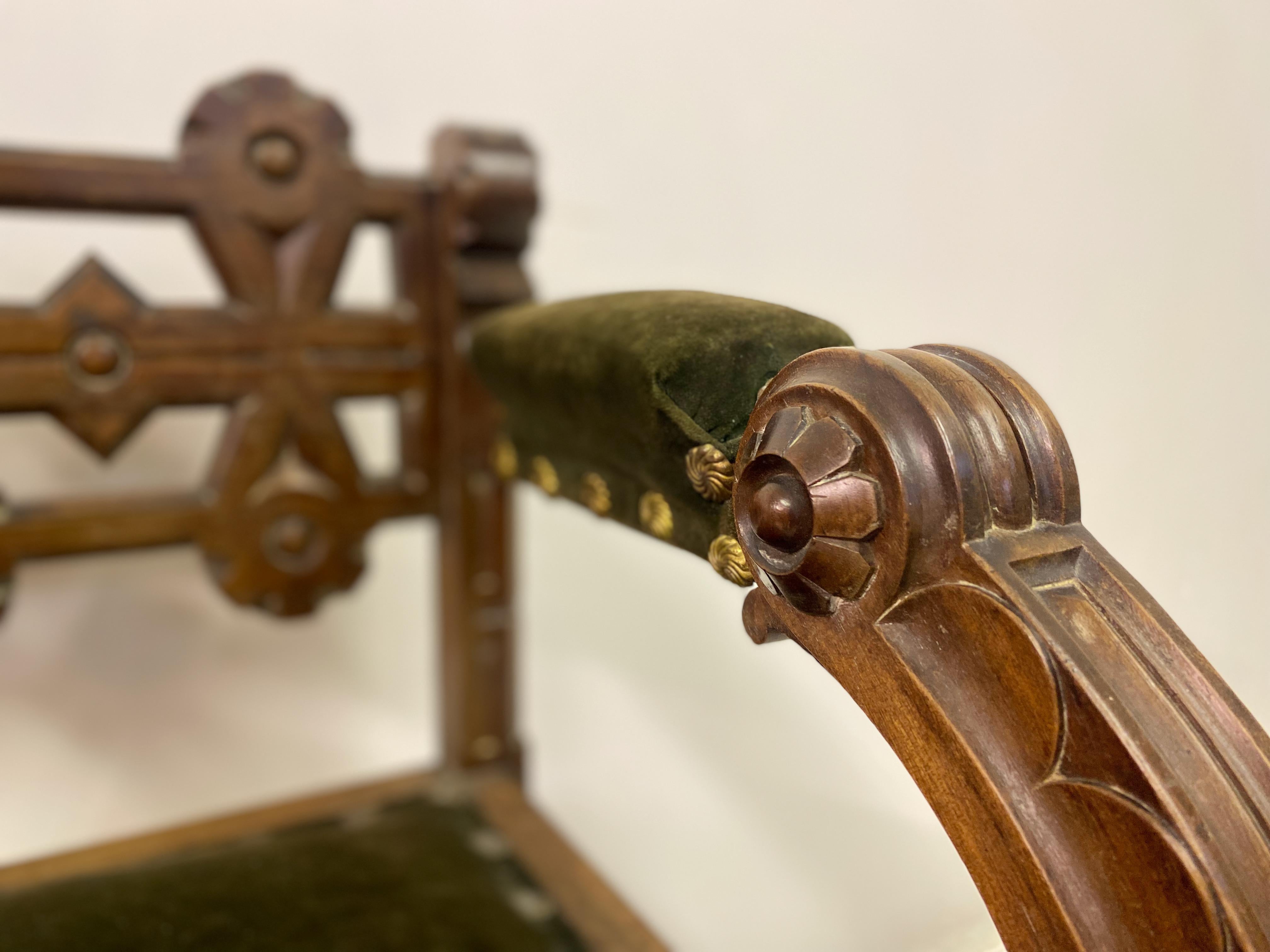 Amerikanischer Gotik-Stuhl des 19. Jahrhunderts (amerikanisch)