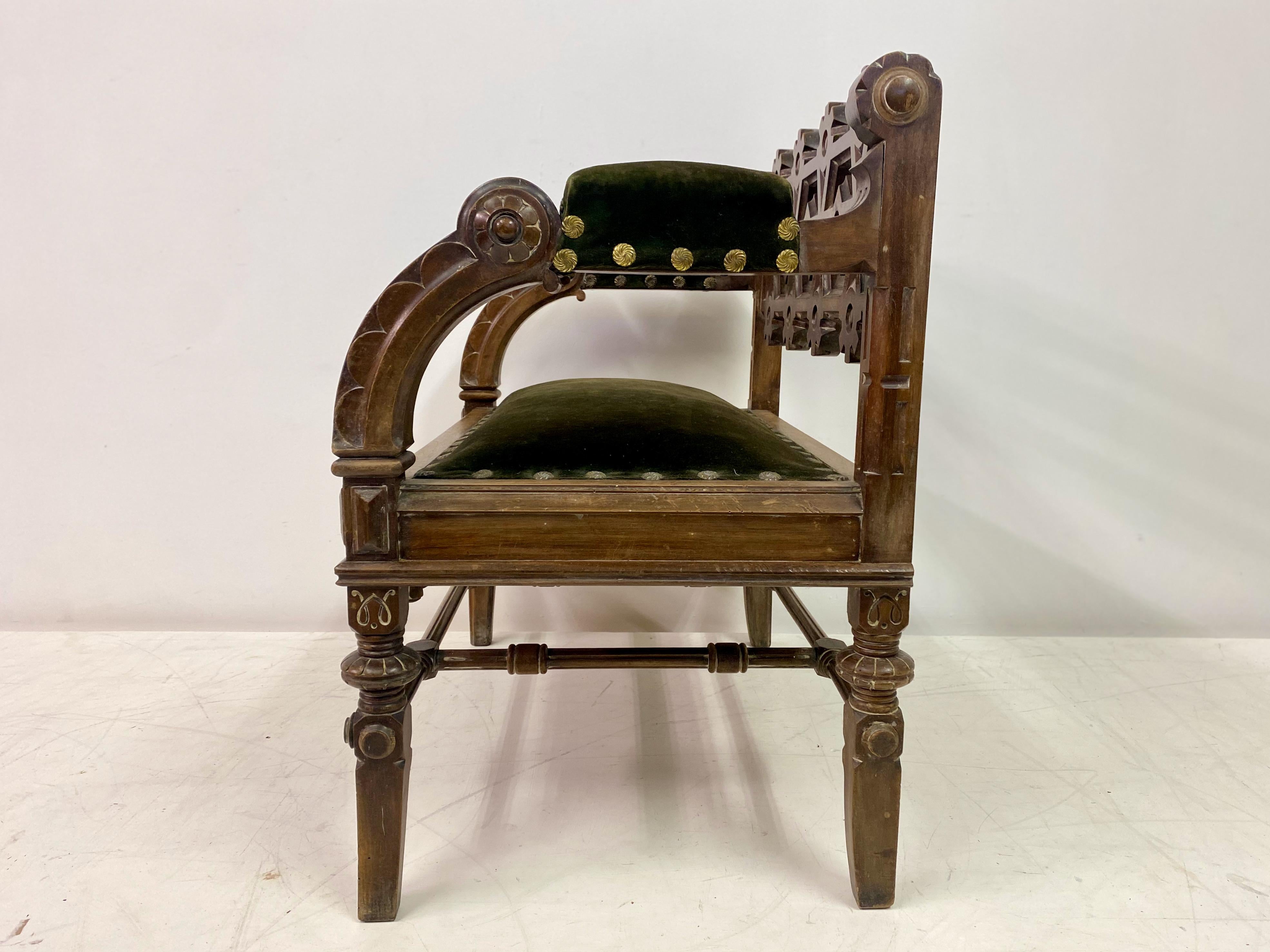 Amerikanischer Gotik-Stuhl des 19. Jahrhunderts 1