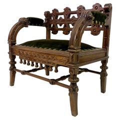 Amerikanischer Gotik-Stuhl des 19. Jahrhunderts