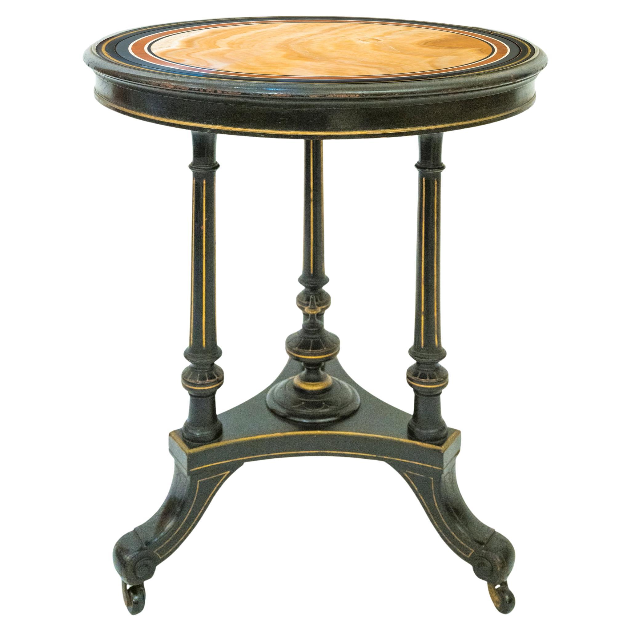 19th Century American Greek Revival Side Table For Sale