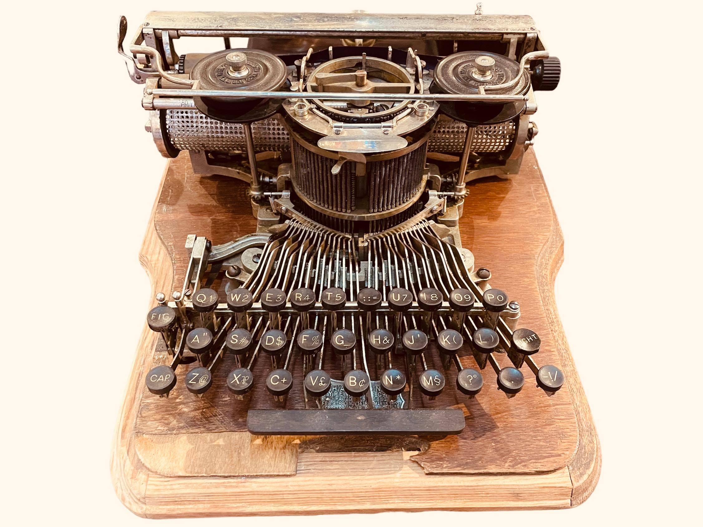 19th Century American Hammond Typewriter  6