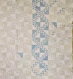 Antique 19th Century American Hand Stitched Quilt