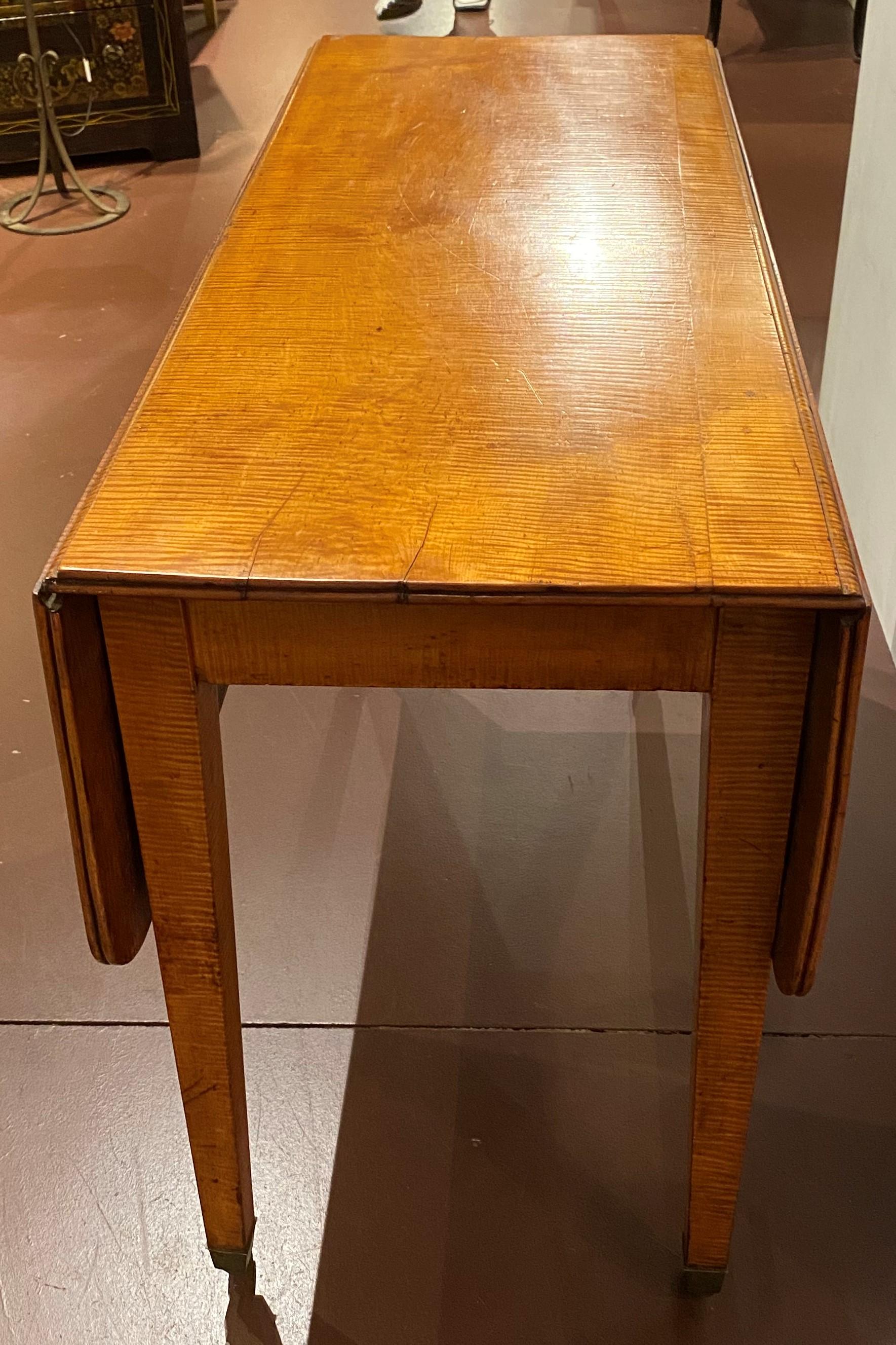 drop leaf maple table