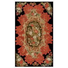 19th Century American Hooked Rug ( 6'2" x 10'6" - 188 x 320 )