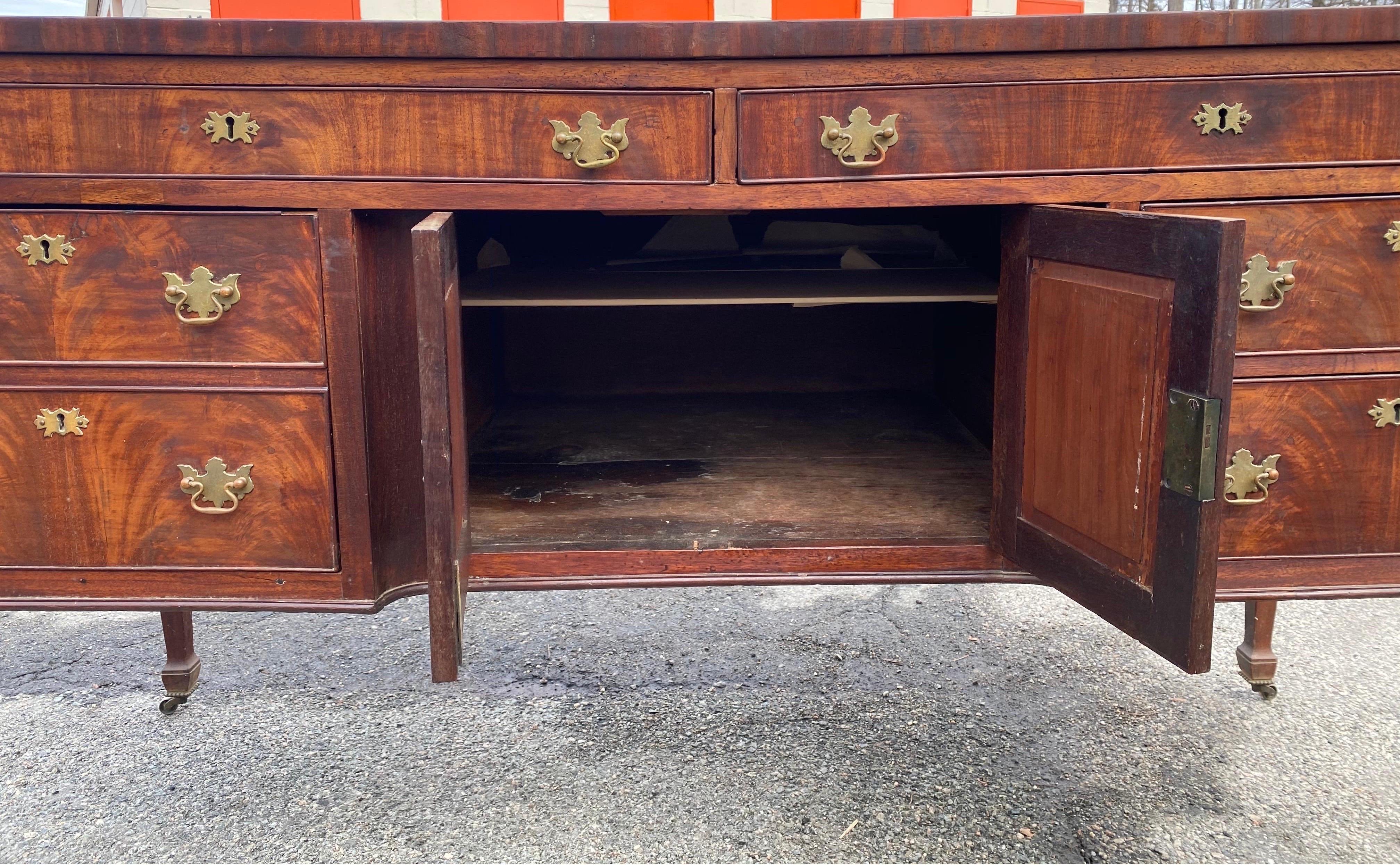19th Century American Mahogany Sideboard In Good Condition In Charleston, SC