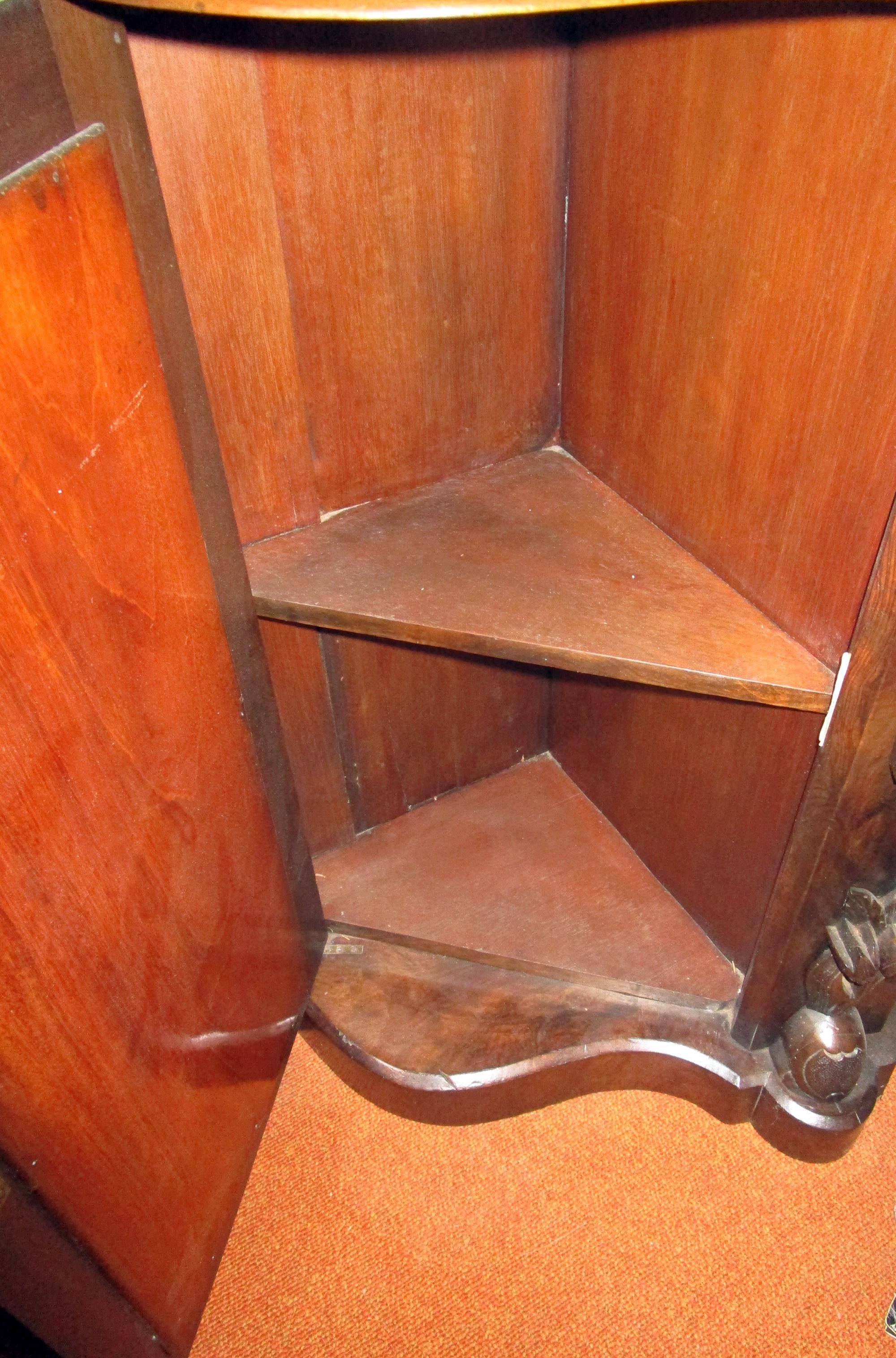 19th century American Monumental Mirrored Mahogany Sideboard with Carved Eagle For Sale 9