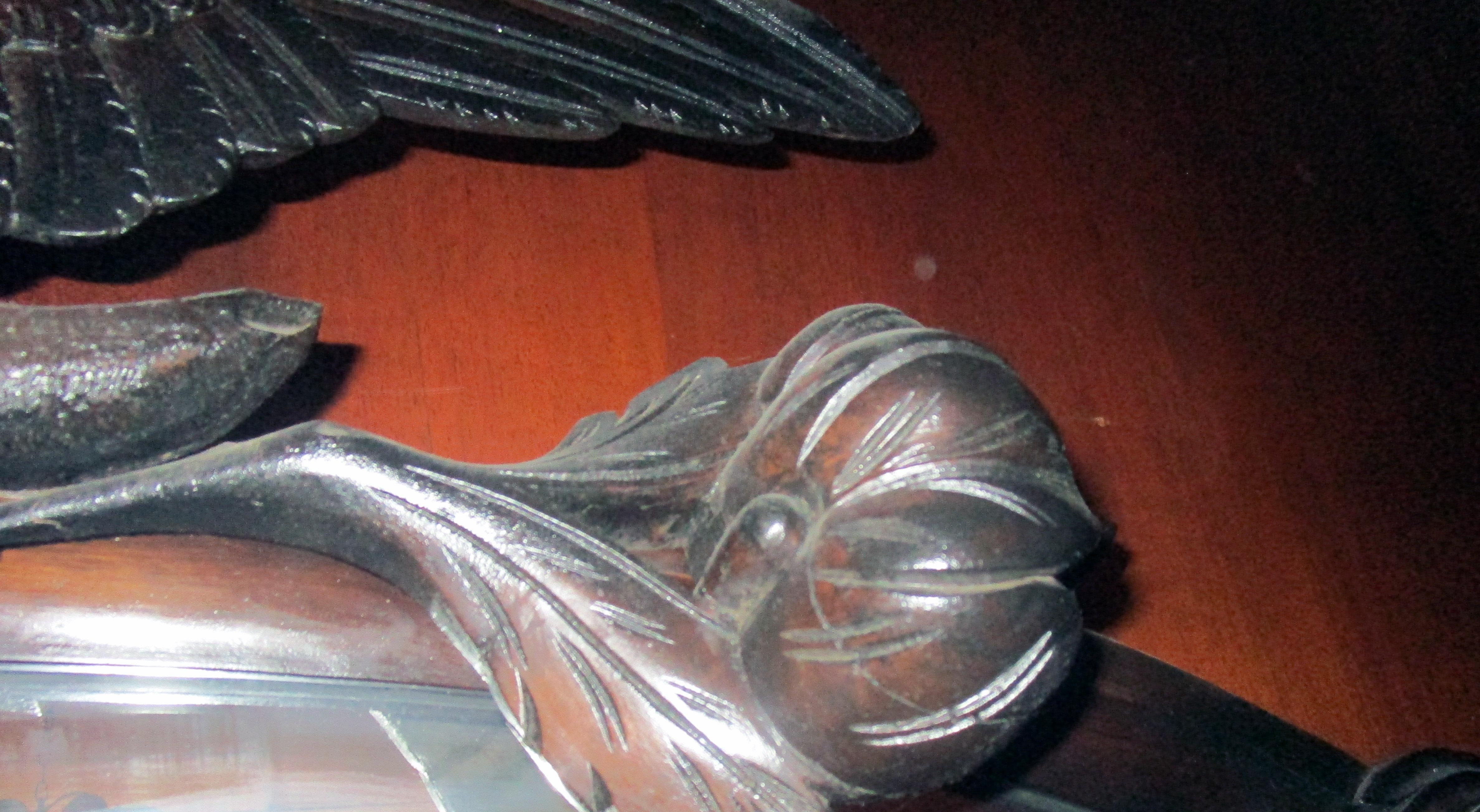 19th century American Monumental Mirrored Mahogany Sideboard with Carved Eagle In Good Condition In Savannah, GA