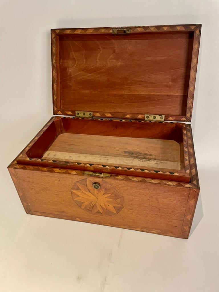 19th Century American Nautical Inlaid Box For Sale 9