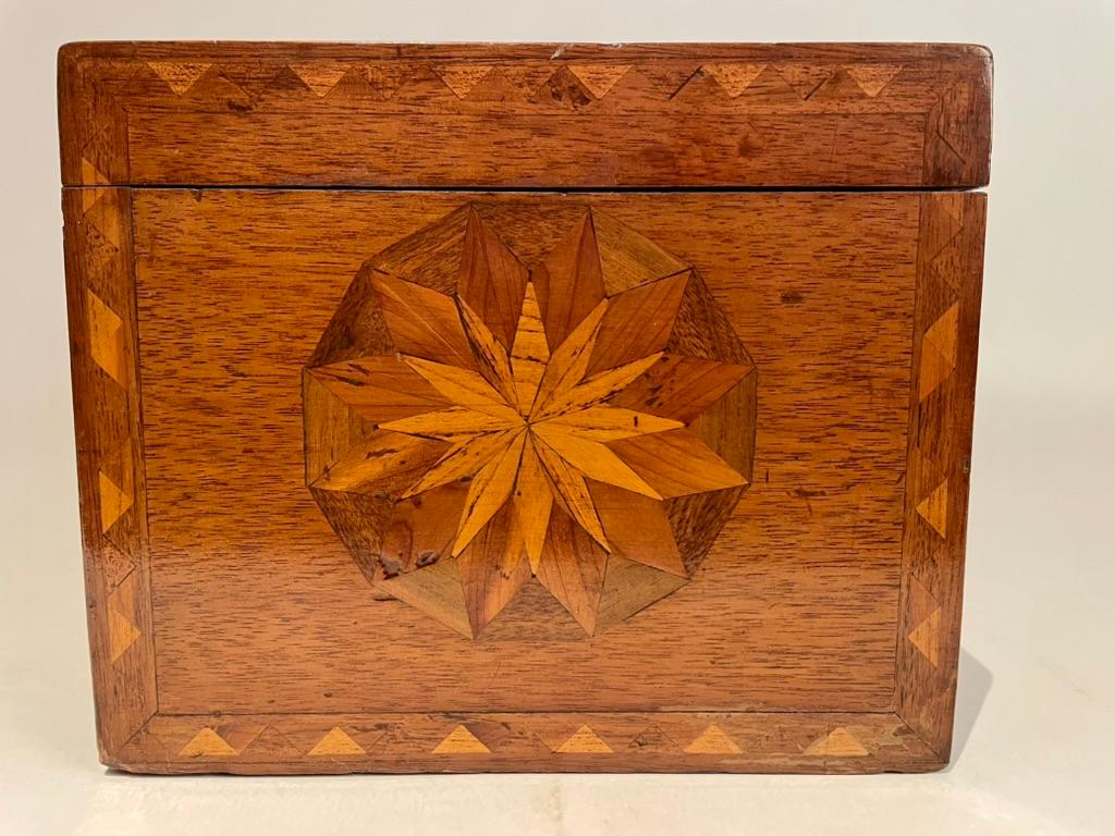 19th Century American Nautical Inlaid Box For Sale 1