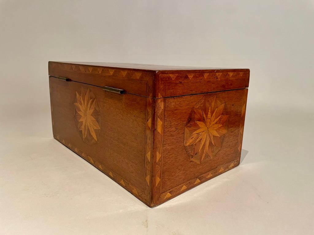 Ébène Boîte nautique américaine du 19ème siècle en vente