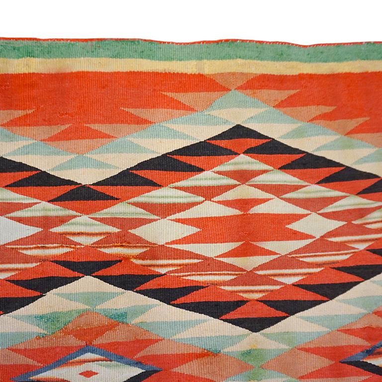 Amerikanischer Navajo Germantown-Teppich aus dem 19. Jahrhundert im Angebot 6