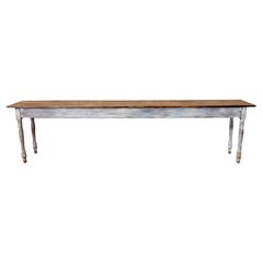 19th Century American Painted Farmhouse Harvest Table