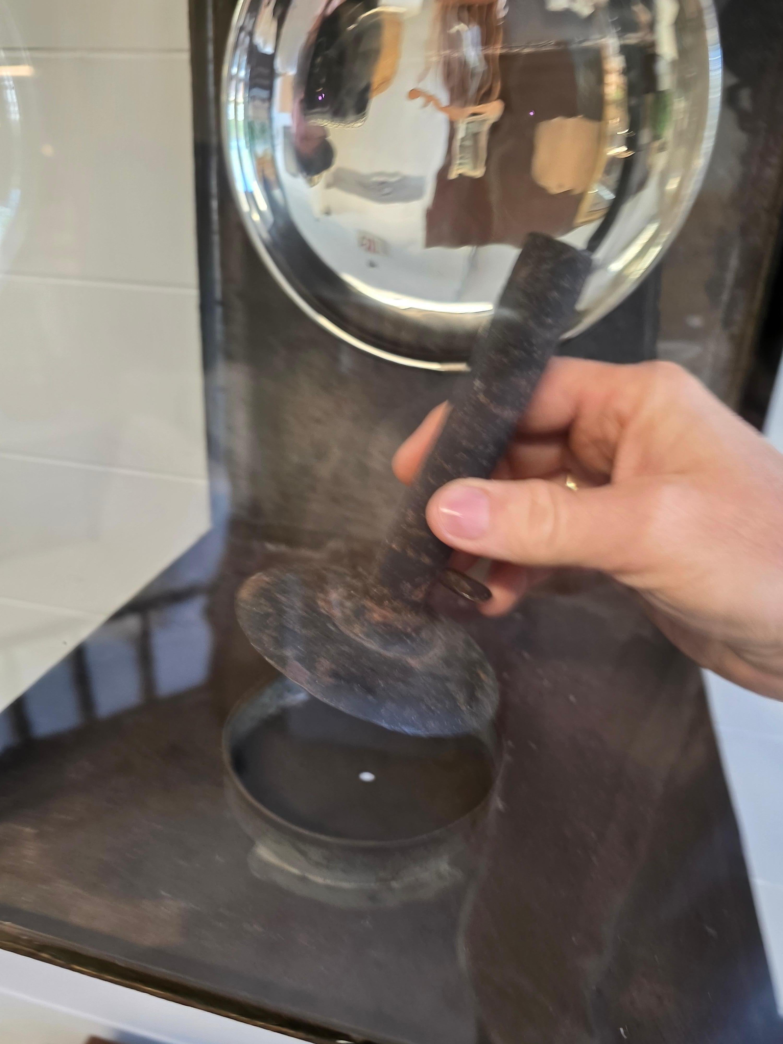 19th Century American Painted Tole Lantern For Sale 5