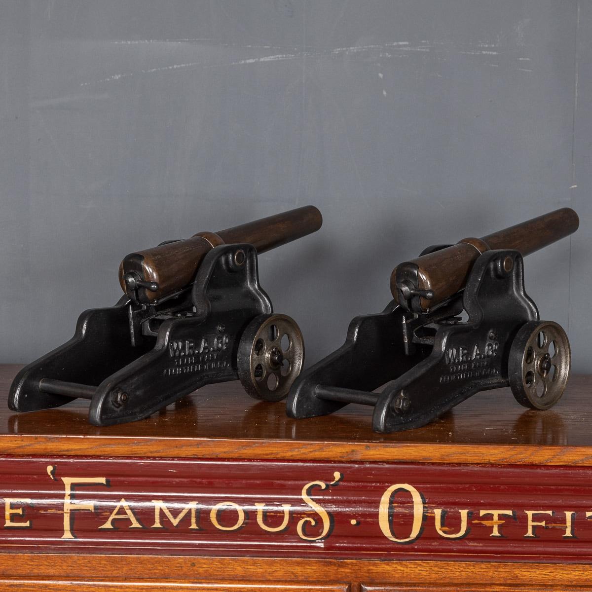 19th Century American Pair of Bronze Winchester Signal Cannons, c.1880 In Good Condition In Royal Tunbridge Wells, Kent