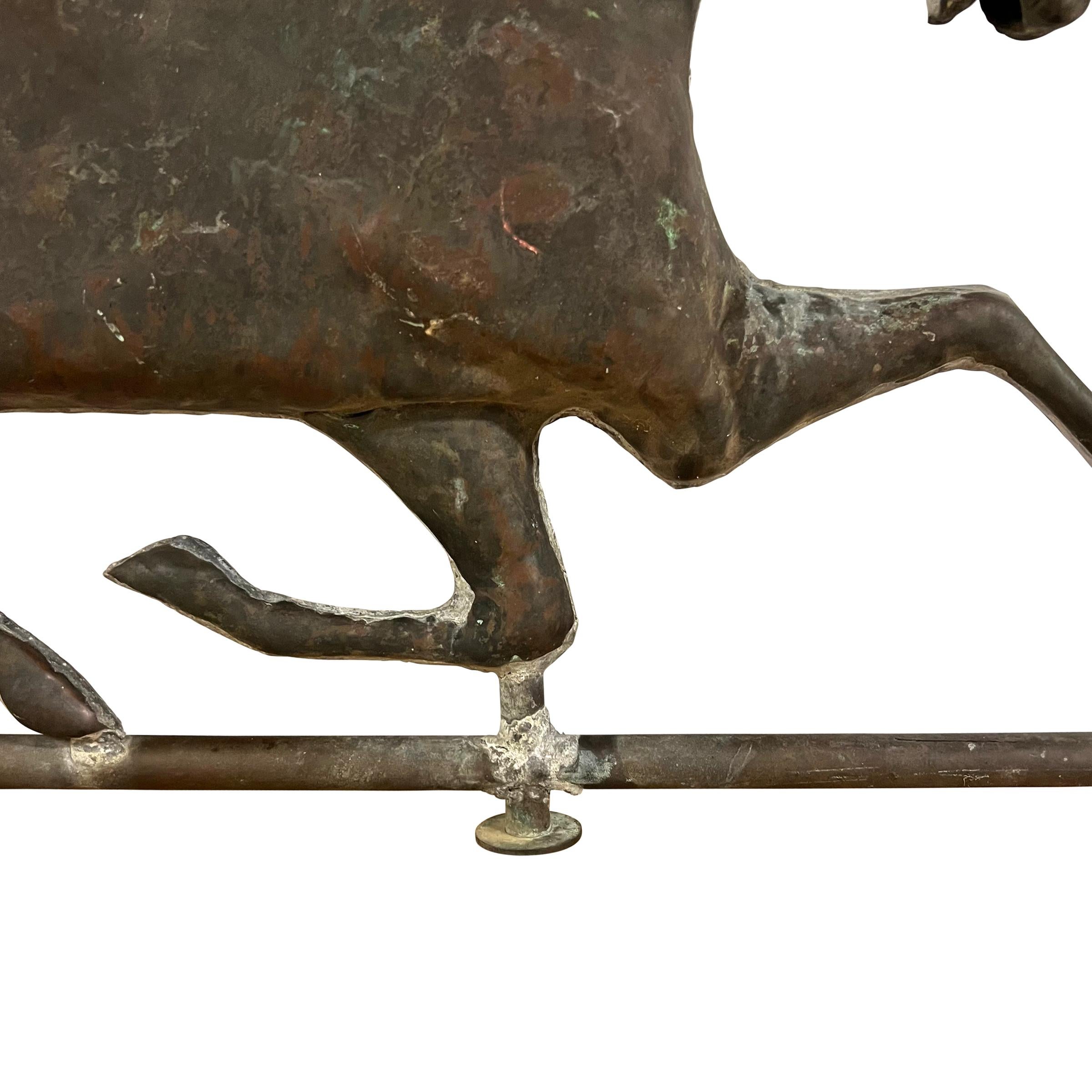 19th Century American Patchen Horse Weathervane by E.G. Washburne & Co. 3