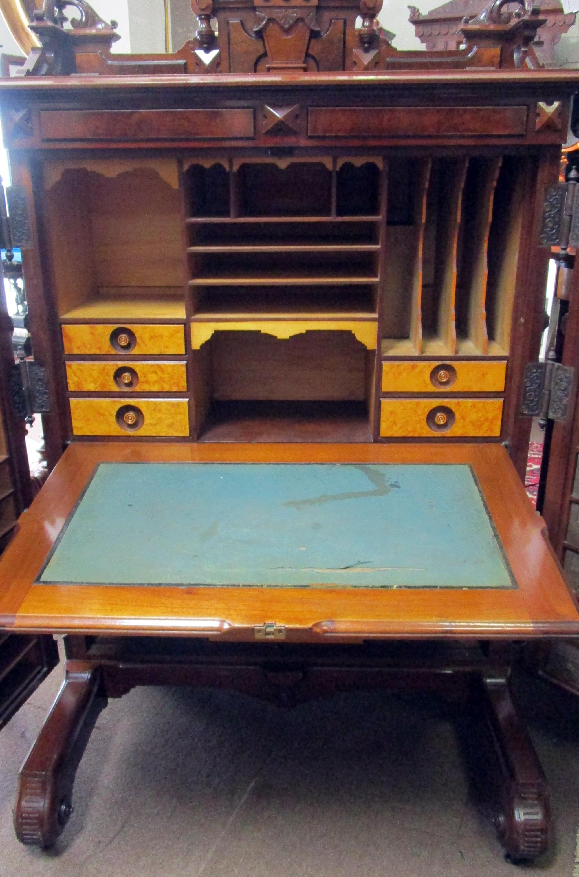 19th century American Patented Wooten Desk with Provenance 2