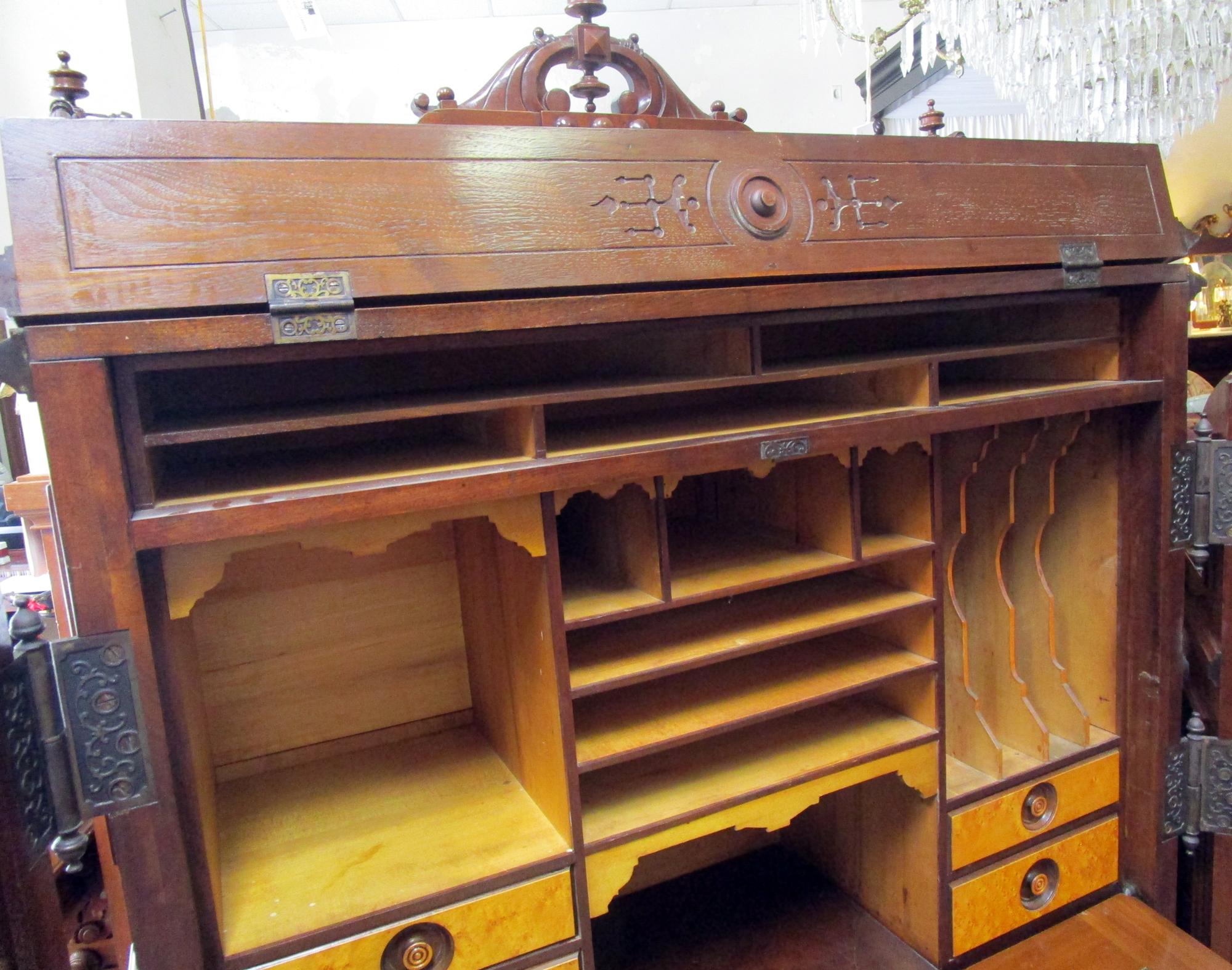 19th century American Patented Wooten Desk with Provenance 4