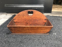 19th Century American Pennsylvania Walnut Cutlery Tray