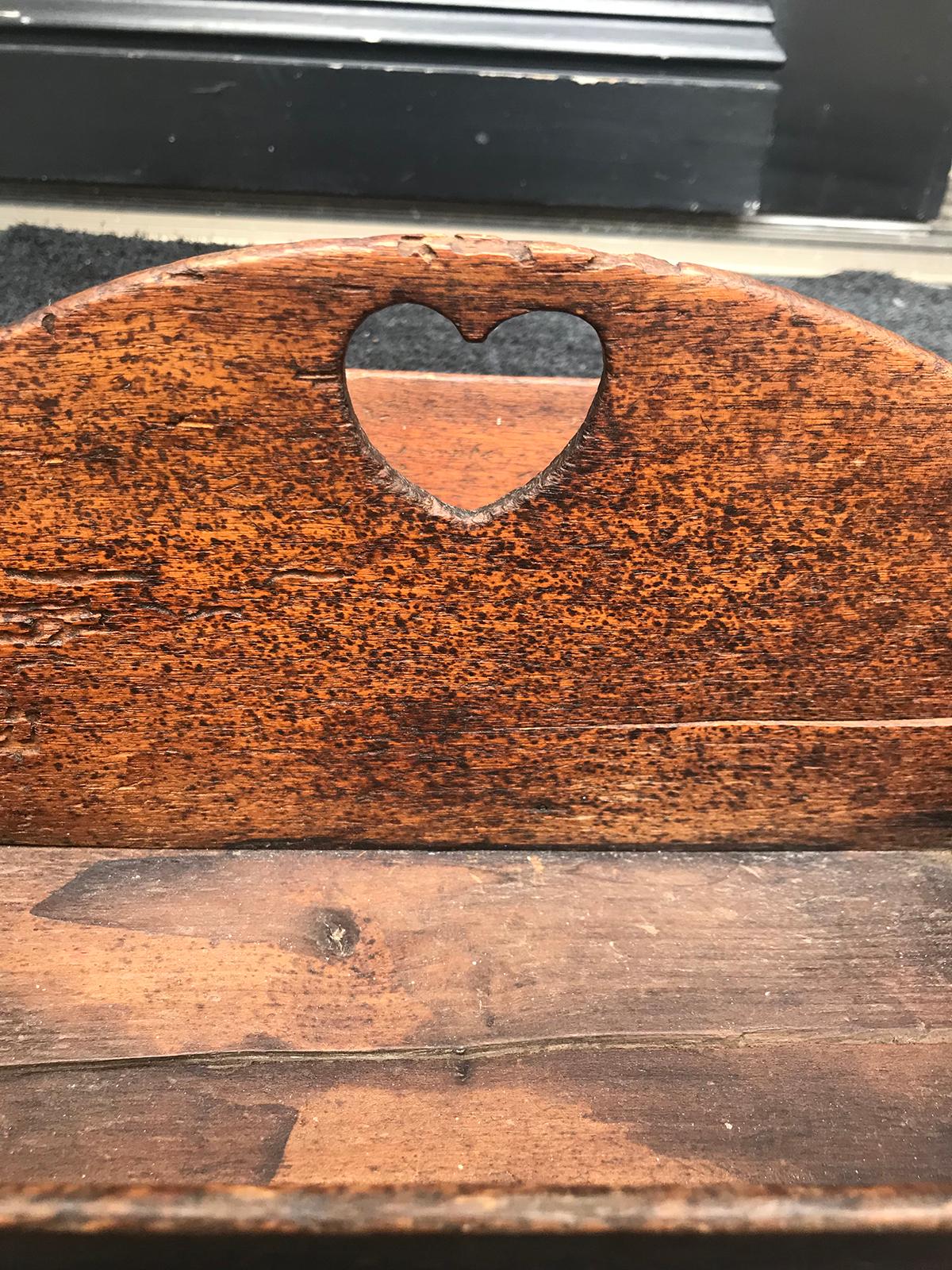 19th Century American Pennsylvania Walnut Cutlery Tray 4