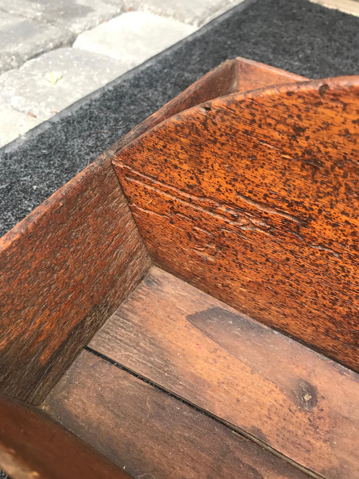 19th Century American Pennsylvania Walnut Cutlery Tray 5