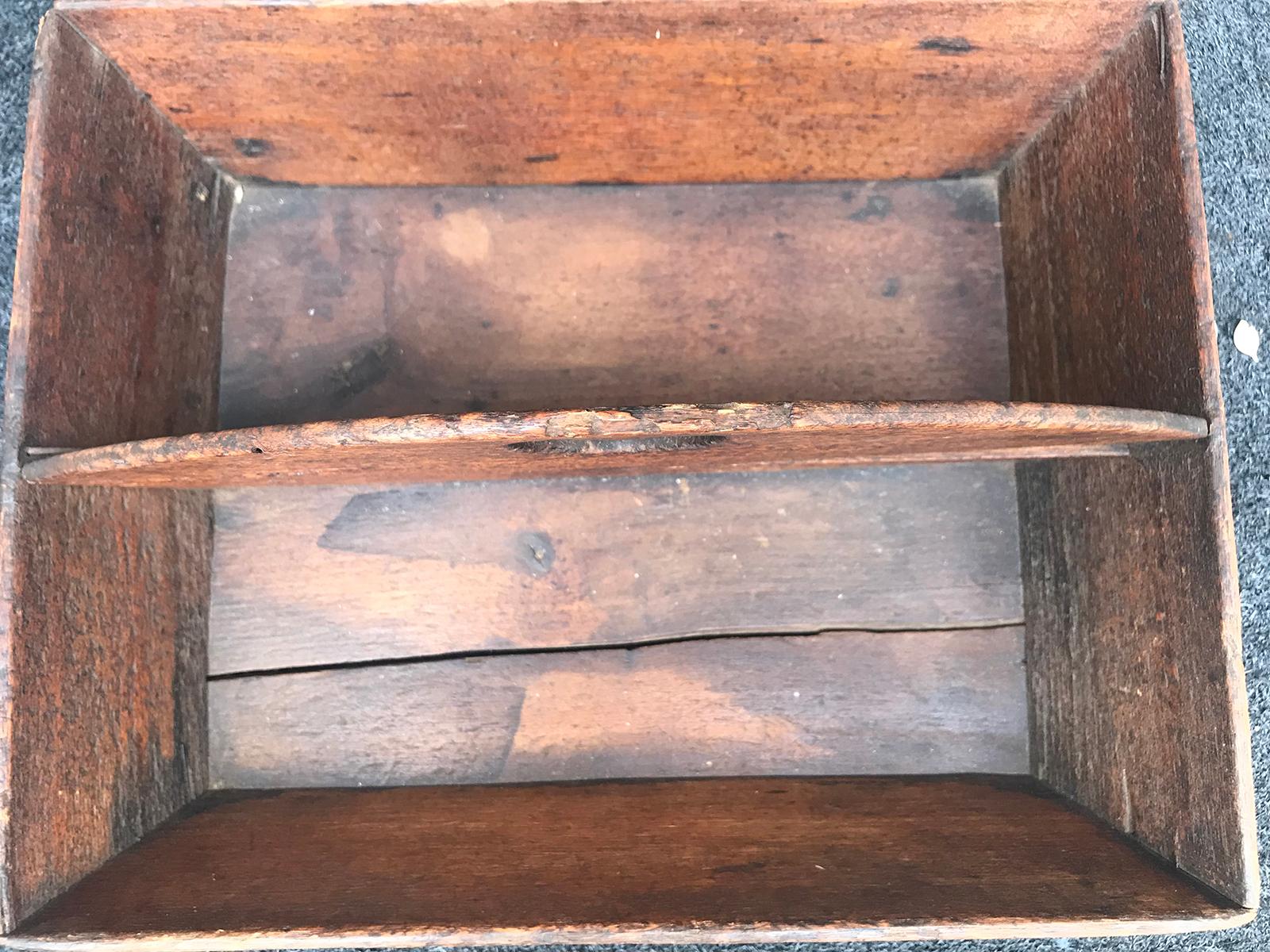 19th Century American Pennsylvania Walnut Cutlery Tray 6
