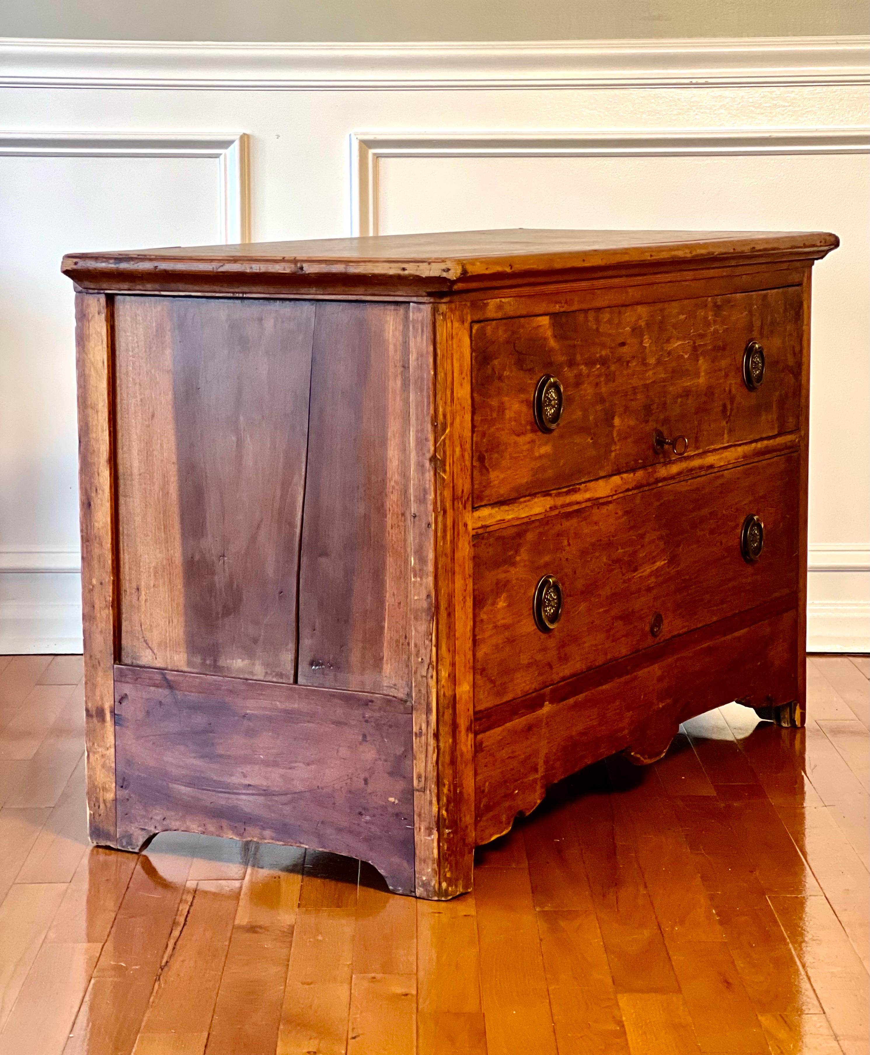 19th Century American Pine Blanket Chest For Sale 2