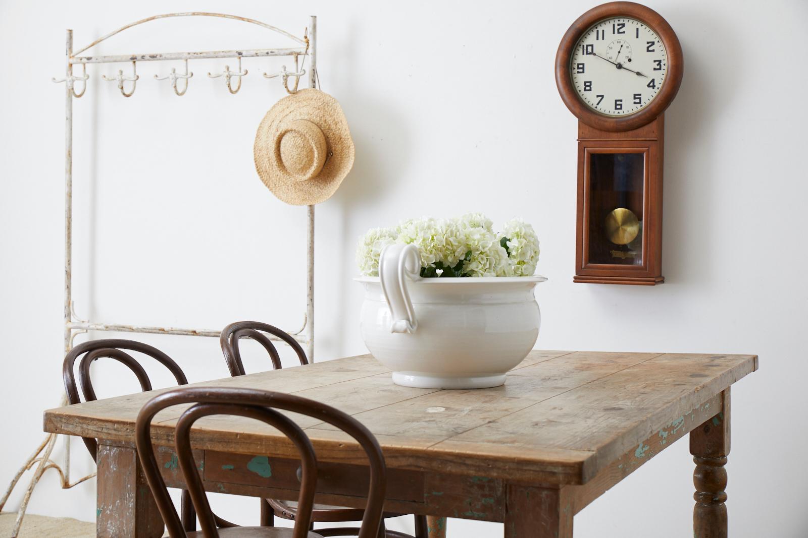 19th Century American Pine Farmhouse Dining Table 3