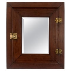 19th Century American Pine Medicine Cabinet