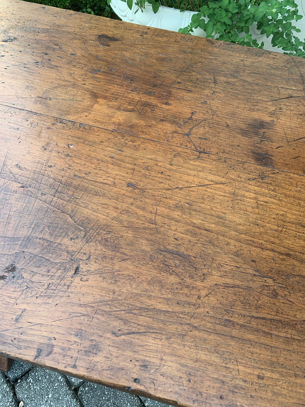 19th Century American Pine Sawbuck X-Table 4
