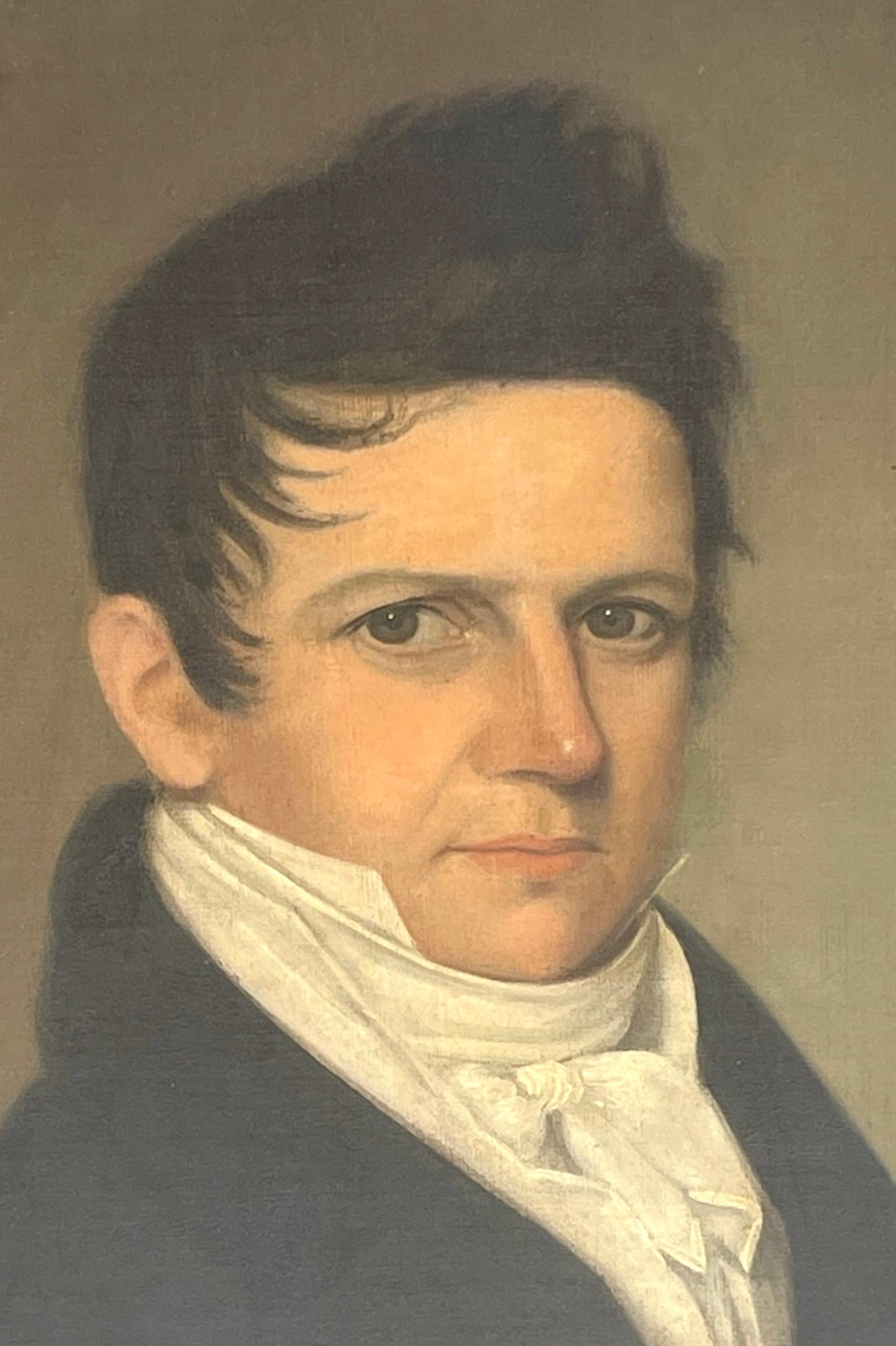 19th Century American Portrait of Joseph Stringham For Sale 2