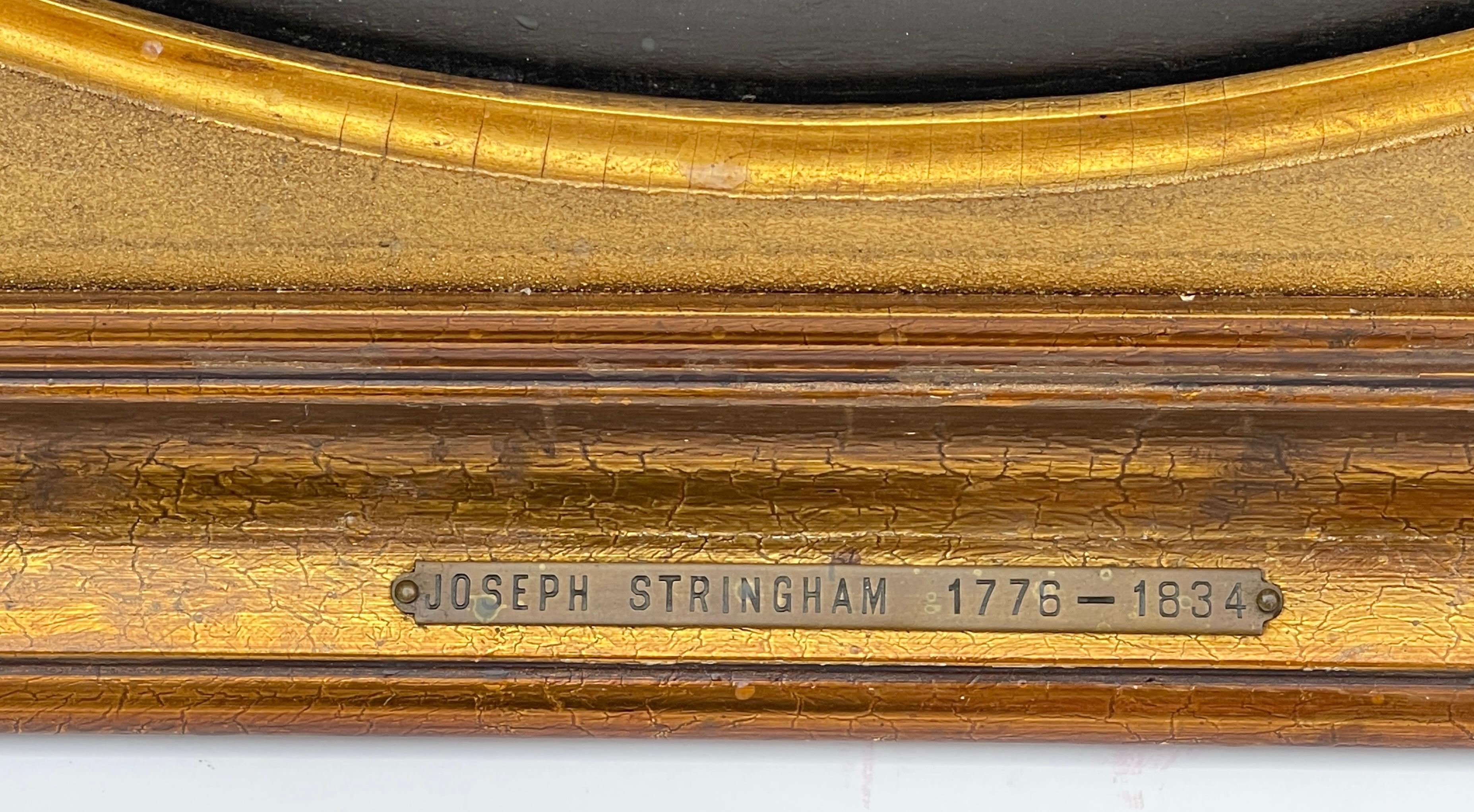 Toile Portrait américain du XIXe siècle de Joseph Stringham en vente