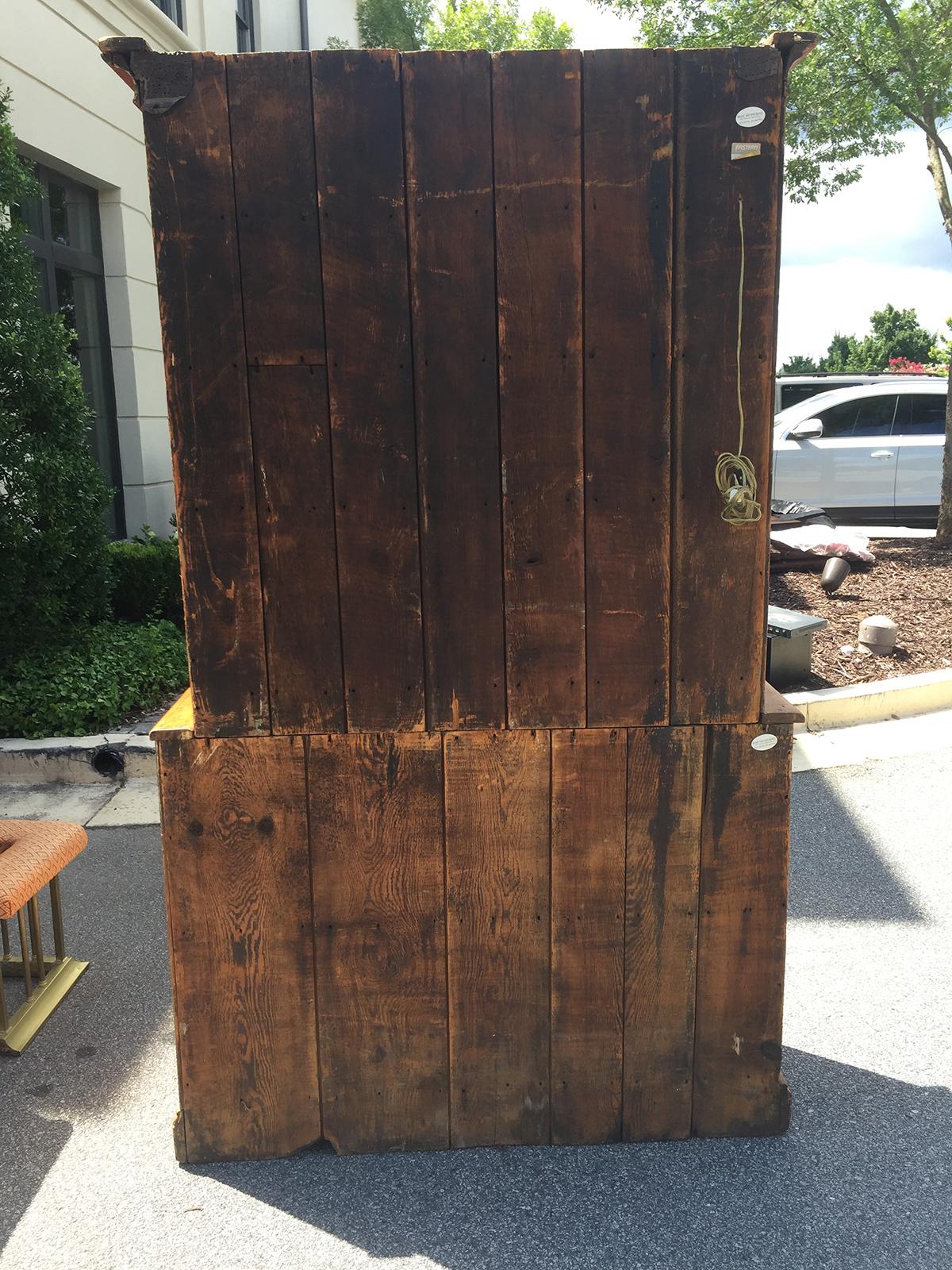 19th Century American Primitive Pine Cabinet In Good Condition For Sale In Atlanta, GA