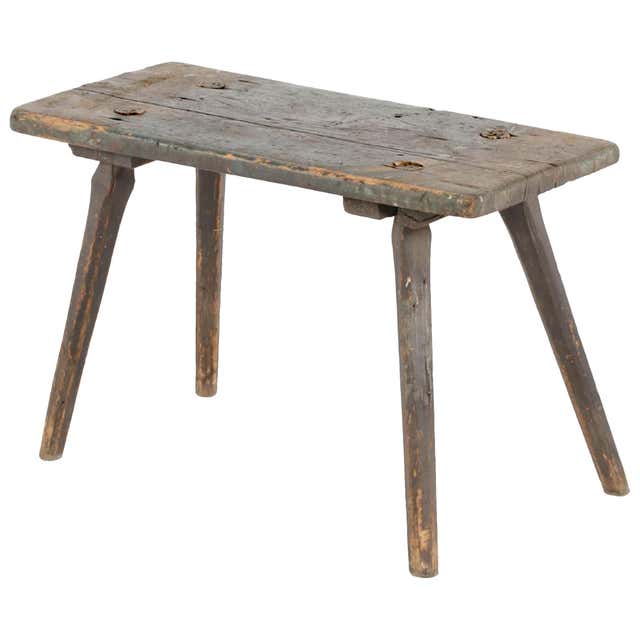 19th Century American Primitive Table at 1stDibs