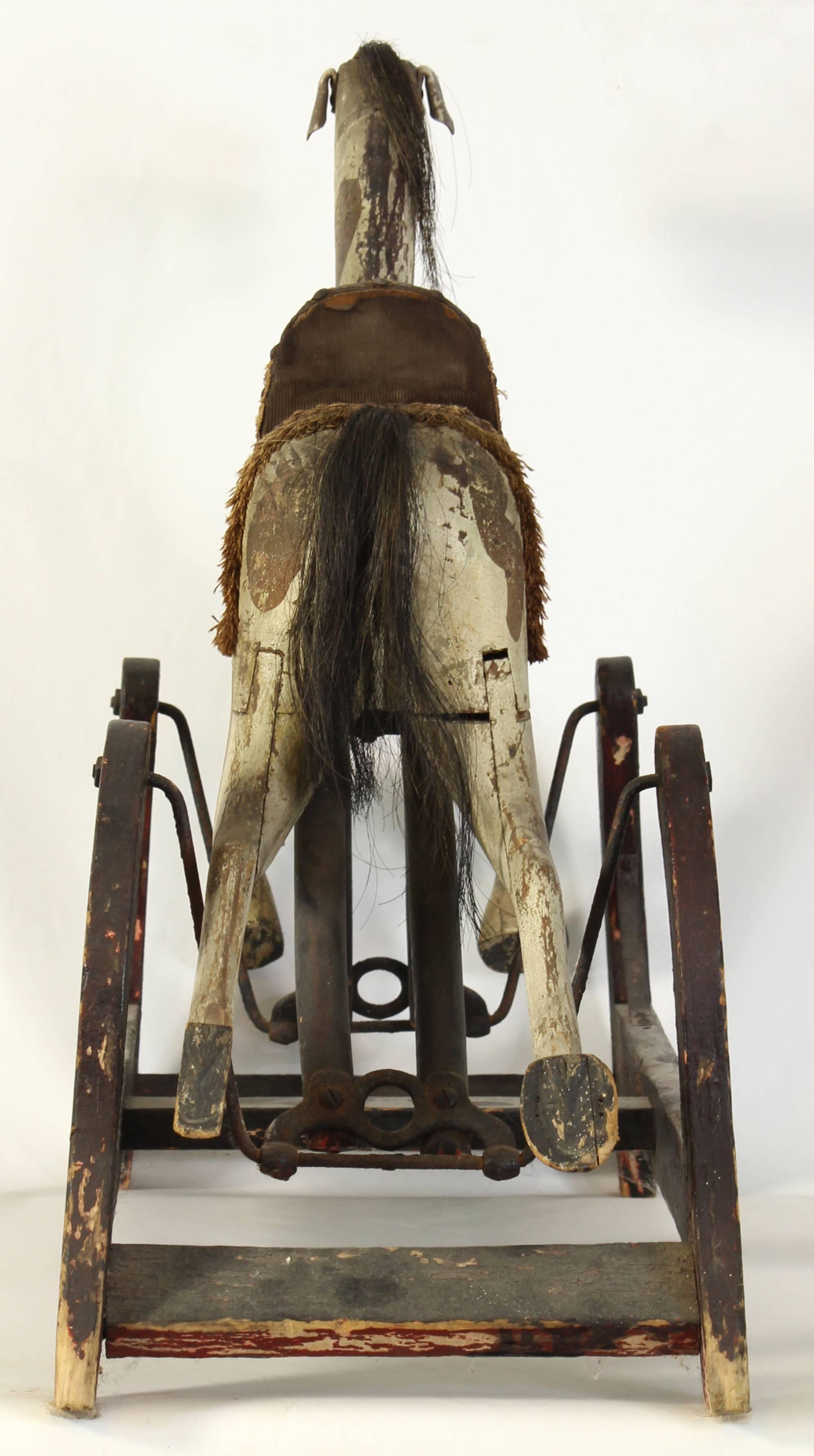 19th Century American Rocking Horse 3