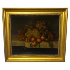 19. Jahrhundert Amerikanisch, Schule von George Hetzel O/C Stilleben CIRCA 1868