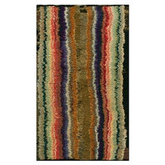 Alfombra Shaker americana del siglo XIX ( 3' x 4'9" - 92 x 145 )