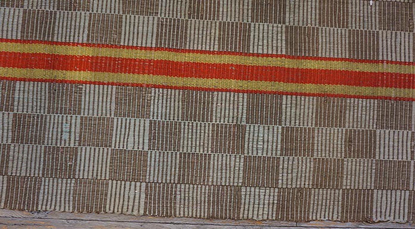19th Century American Shaker Rag Rug ( 3' x 12'6