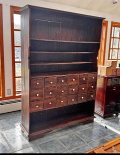19th Century American Shelf with Drawers