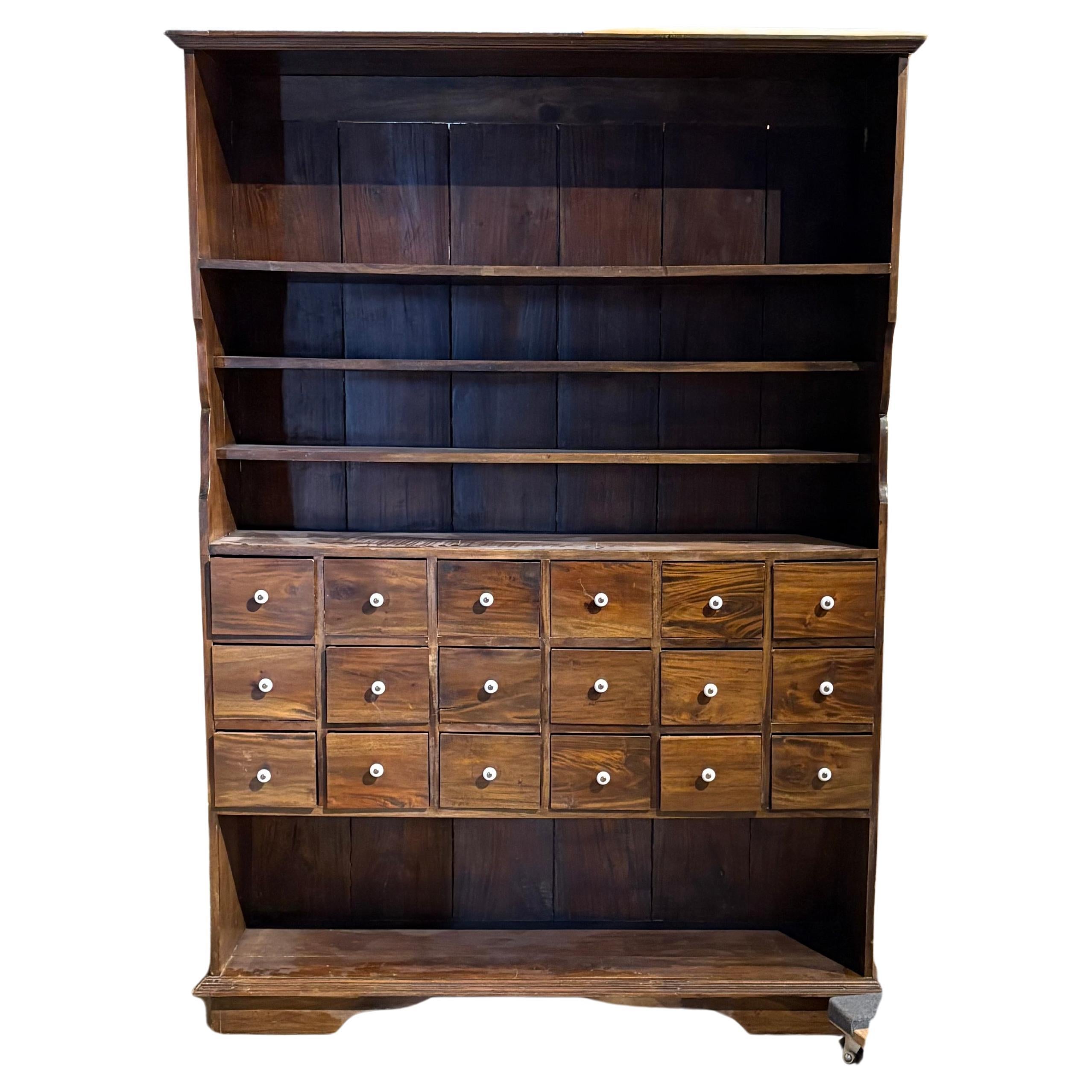 19th Century American Shelf with Drawers For Sale