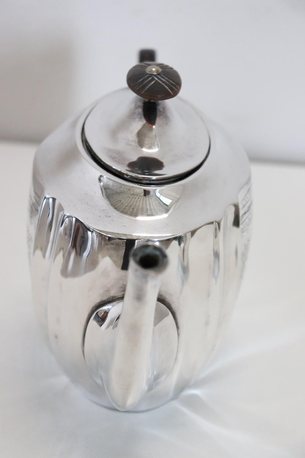 antique silver teapot markings