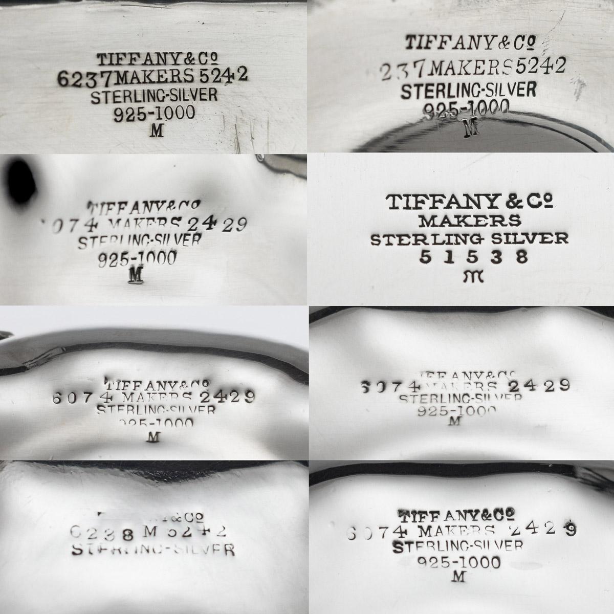 Amerikanische Tiffany & Co. aus dem 19. Jahrhundert. Acanthus Teeservice aus massivem Silber um 1880 im Angebot 7