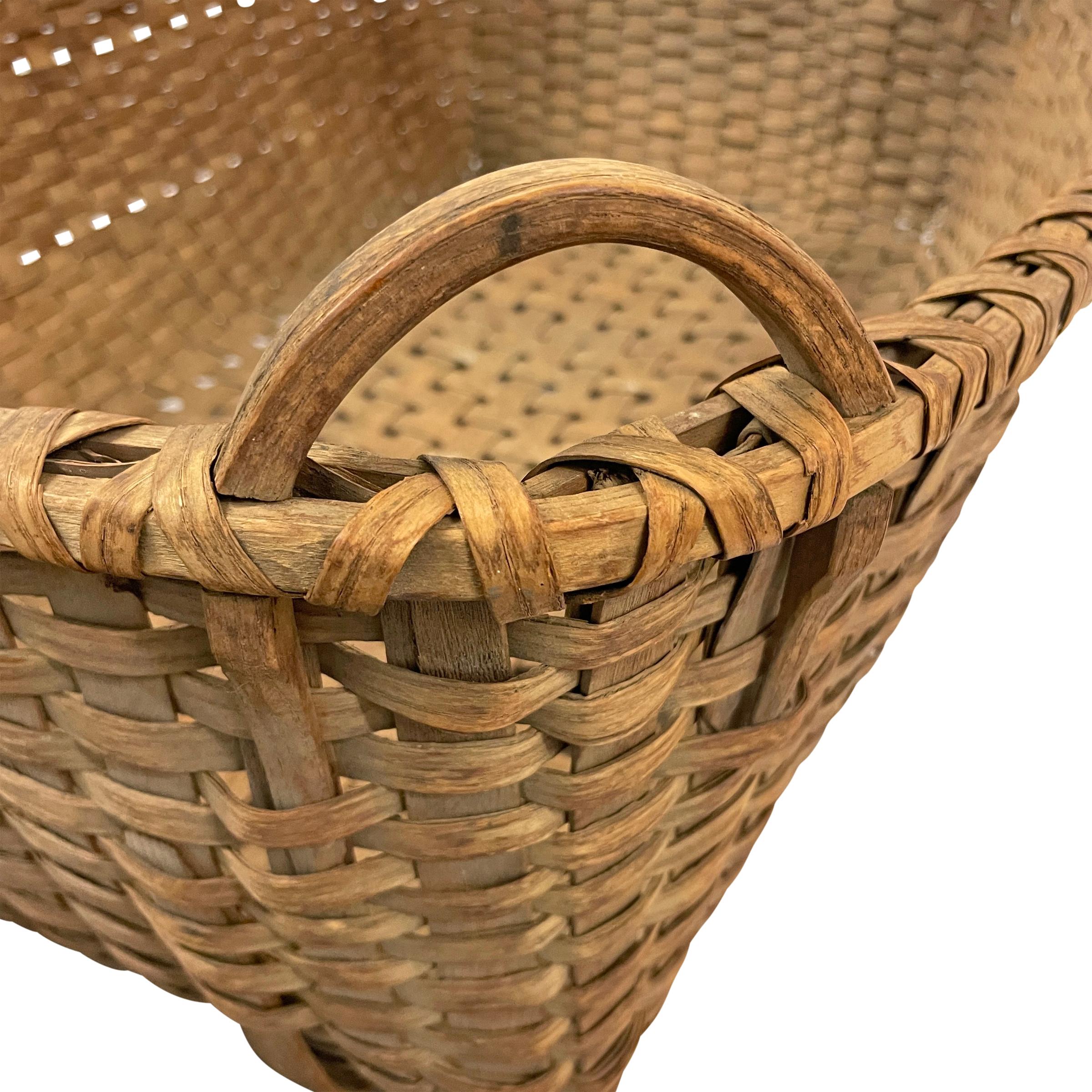 19th Century American Tobacco Leaf Basket 7