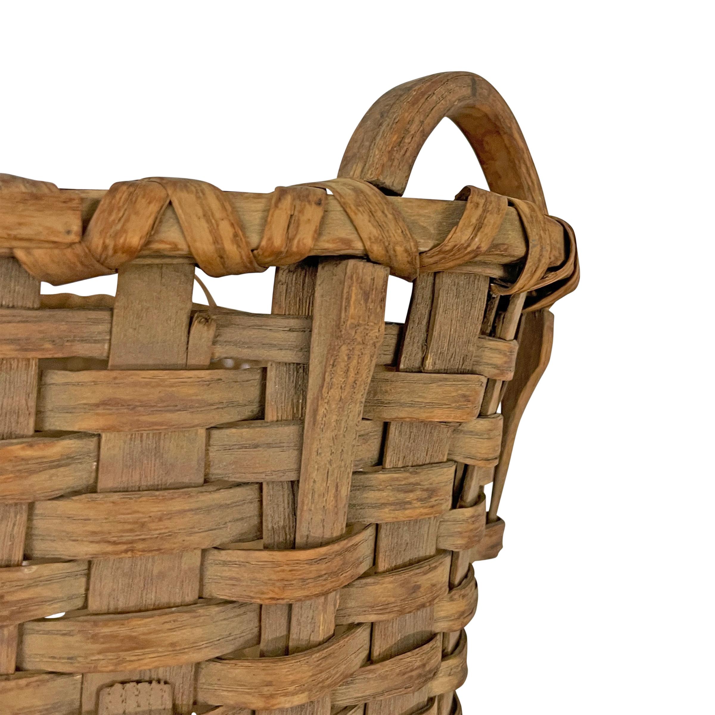 19th Century American Tobacco Leaf Basket 8