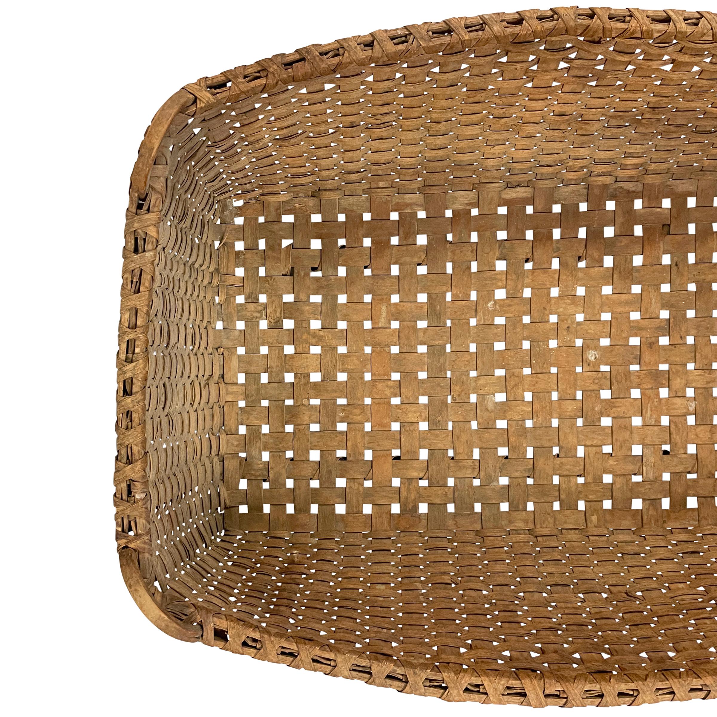 19th Century American Tobacco Leaf Basket 1
