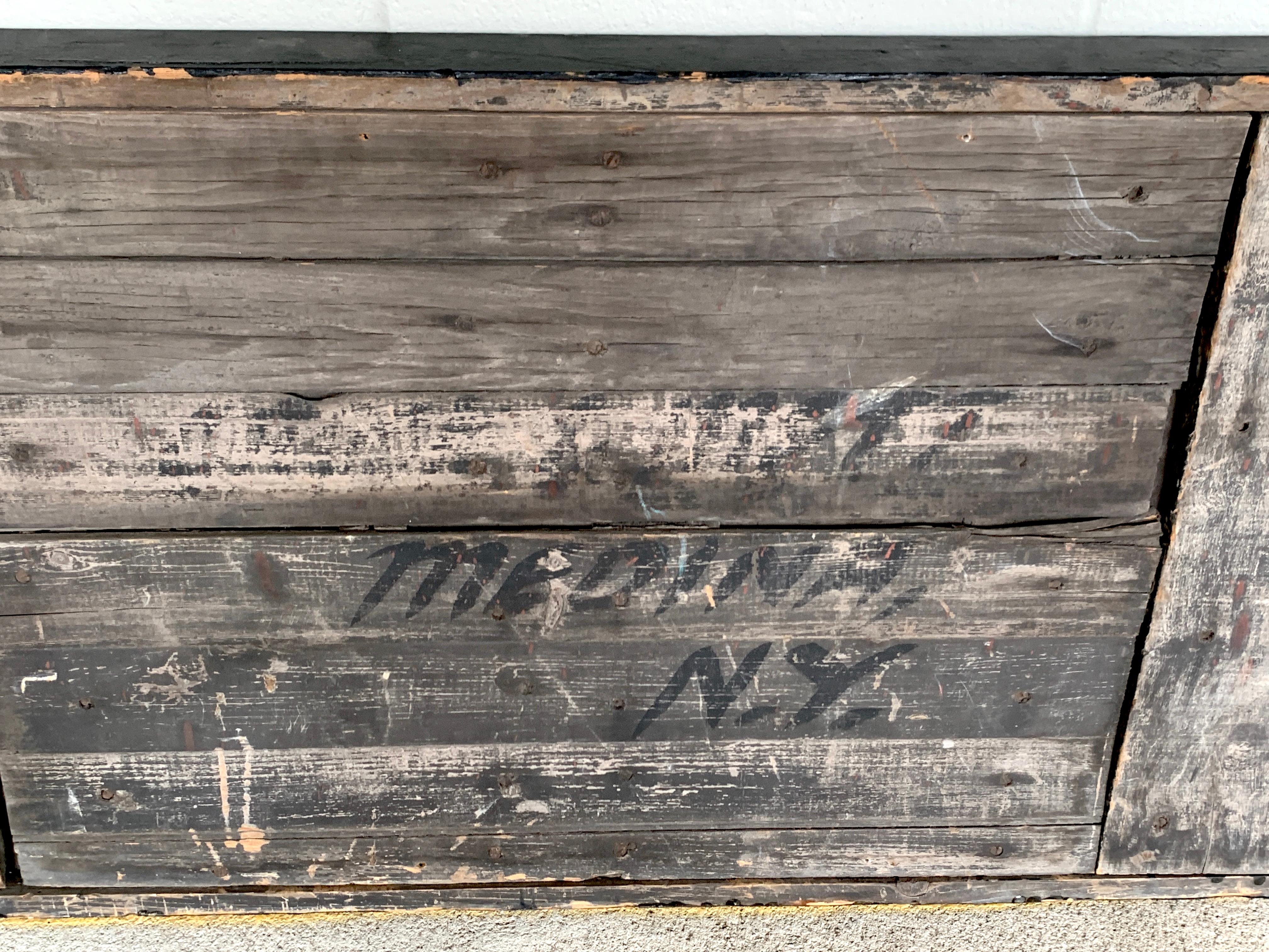 19th Century American Trade Sign 'Crook', Medina, NY For Sale 1